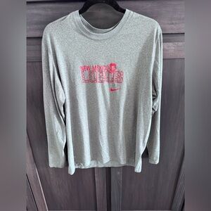 Nike Dri-FIT Large New Mexico Lobos Gray T-Shirt